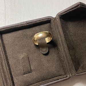 Mens 14K 6MM  Yellow Gold Band